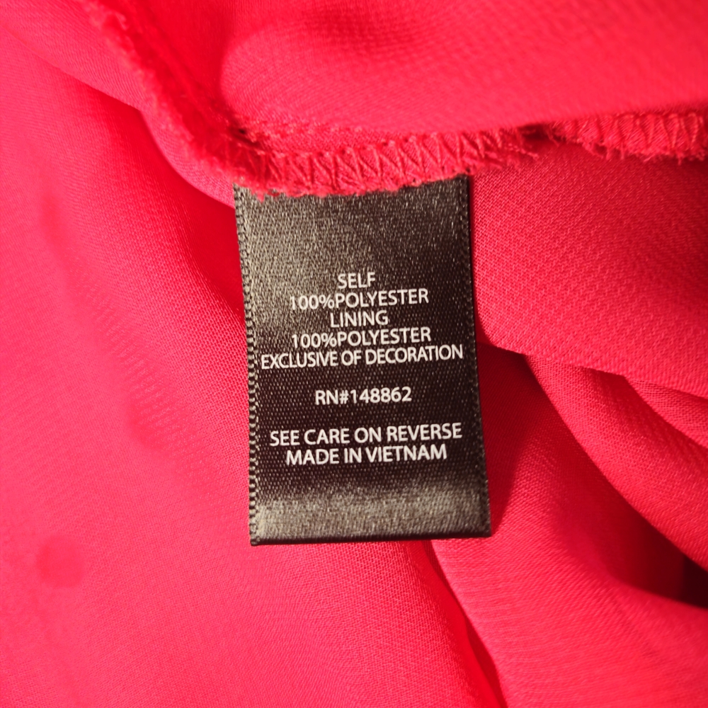 Torrid women's 3X Peplum Red blouse Flowy - Picture 9 of 11